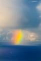 Ghost rainbow (vertical) at sea, Big Sur, California