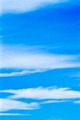 White clouds on blue sky, Big Sur, California