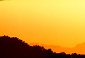 Golden light on ridges (#1), Big Sur, California