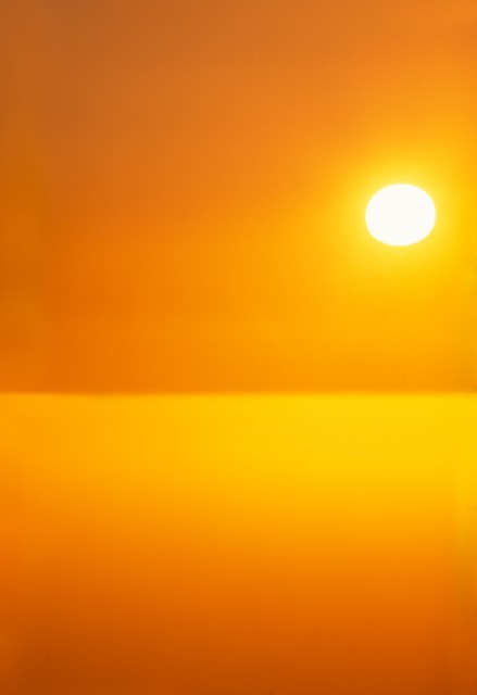 Sun's white light inferno (#3), Big Sur, California