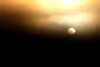 Cyclops-sun in storm clouds (#1, horizontal)... Big Sur, California