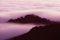 Fog flows at twilight (#1, horizontal), Big Sur, California
