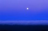 Moonset at dawn (#5, horizontal)... Big Sur, California