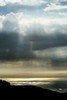 God's-rays (#3, vertical)... Big Sur, California