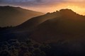 Santa Lucia Mountains aglow, Big Sur, California