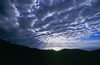 Serious god's-rays (#1, horizontal)... Big Sur, California