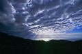 Serious god's-rays (#1, horizontal)... Big Sur, California