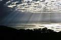 Serious god's-rays (#3, horizontal)... Big Sur, California