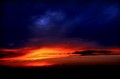 Sun like a supernova (#1, horizontal)... Big Sur, California