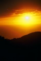 Sun like a supernova (#3, vertical)... Big Sur, California