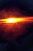 Sun like a supernova (#4, vertical)... Big Sur, California