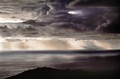 Sunlight makes gods-rays, Big Sur, California