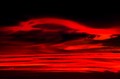 Twilight-flames over the Pacific (#3), Big Sur, California