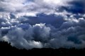 Storm clouds roiling over the Pacific, Big Sur, California