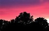 Hot pink and purple clouds (#1), Big Sur, California