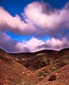 Cumulous clouds casting shadows... Big Sur, California