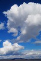Cumulus clouds over Chuckwalla Valley (#2, vertical), California