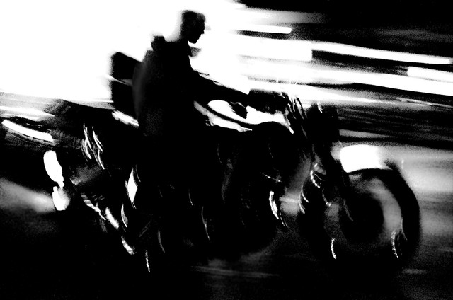 Ghost-rider on the road to hell, Los Angeles, California