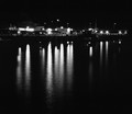 Harbor lights, Monterey Bay, California