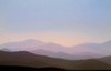 Twilight begins, Sierra De Salinas range (#3), Salinas Valley, California