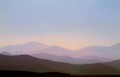Twilight begins, Sierra De Salinas range (#3), Salinas Valley, California