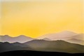 Twilight begins, Sierra De Salinas range (#1), Salinas Valley, California