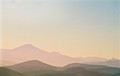 Twilight begins, Sierra De Salinas range (#2), Salinas Valley, California