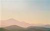 Twilight begins, Sierra De Salinas range (#2), Salinas Valley, California