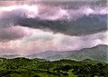 Weather over hills (#2, color)... Solano County, California