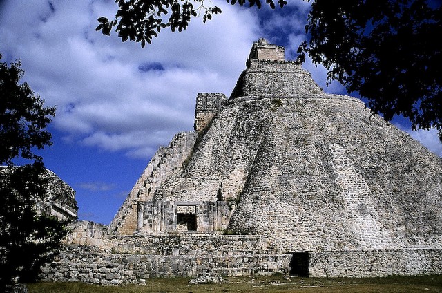 Temple of the Sorcerer, Uxmal, Yucatan Peninsula, Mexico