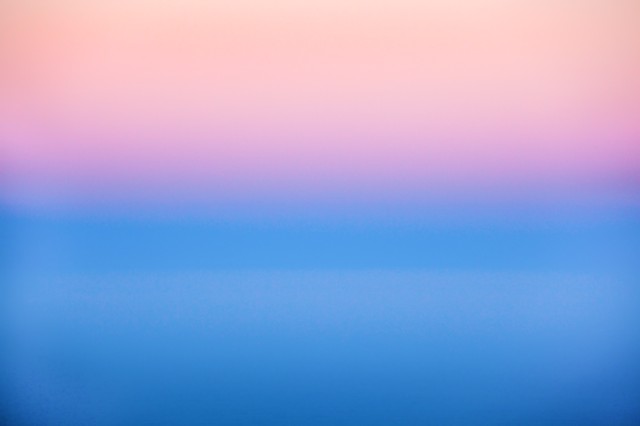 Lavender sky, blue sea at dawn (#1), Big Sur, California