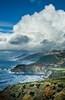 Big cumulus clouds (#1, vertical)... Big Sur, California