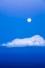 Moonset at dawn (#2), Big Sur, California
