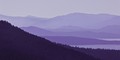 Mist and purple mountains majesty (#1, color)... Lassen Volcanic National Park, California