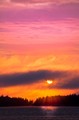 Sunrise and god's rays (#4), from an island off the Maine Coast