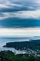 Camden Harbor from Mt. Battie, Maine Coast