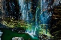 Iridescent emerald glow, Victoria Falls National Park, Zimbabwe