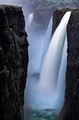 Victoria Falls on the Zambesi River (#2, color)... Victoria Falls National Park, Zimbabwe