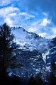 Clouds over a ridge, Yosemite National Park, California