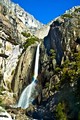 Rainbow at Lower Yosemite Falls (#3, color), Yosemite National Park, California