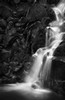 Wildcat Creek Falls (#3, black and white), Yosemite National Park, California
