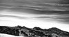 Clouds at twilight, (black and white, #1), Lamar Valley, Yellowstone National Park, Wyoming