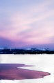 Clouds reflected in lake (#2, color), Yellowstone National Park, Wyoming