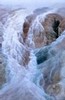 Mammoth Hot Springs in mist (#6), Yellowstone National Park, Wyoming