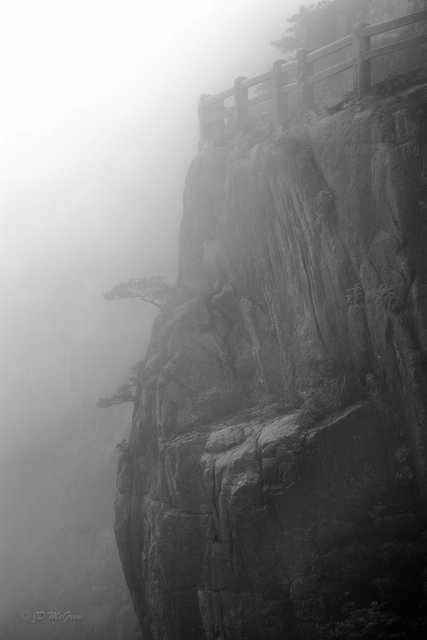Path Along Cliff, Huangshan Mountains, China, #2