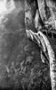 Creaky Cliff Walkway, Huangshan Mountains, China (#2, black and white)
