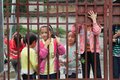 Children in School Near Longshen, China
