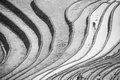 Man Working in Rice Terraces (#2, black and white, horizontal)