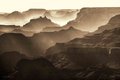 God's Rays at Lipan Point (#4, sepia, horizontal)