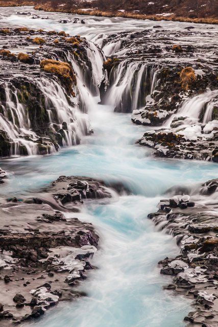 Ice and Water at Bruarfoss (#1)